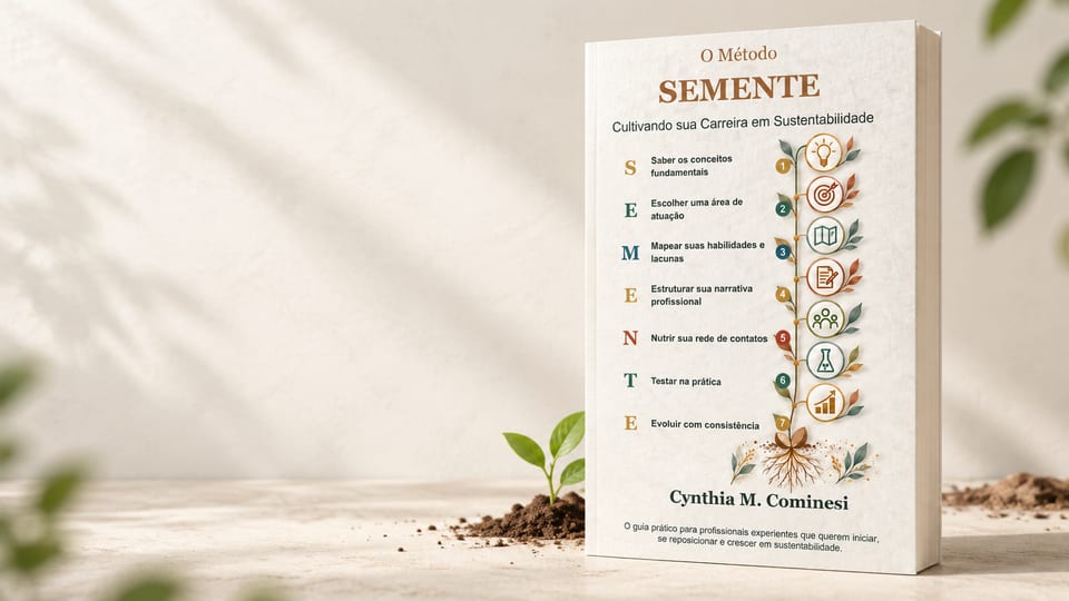 Capa do livro O Método SEMENTE: Cultivando sua Carreira em Sustentabilidade